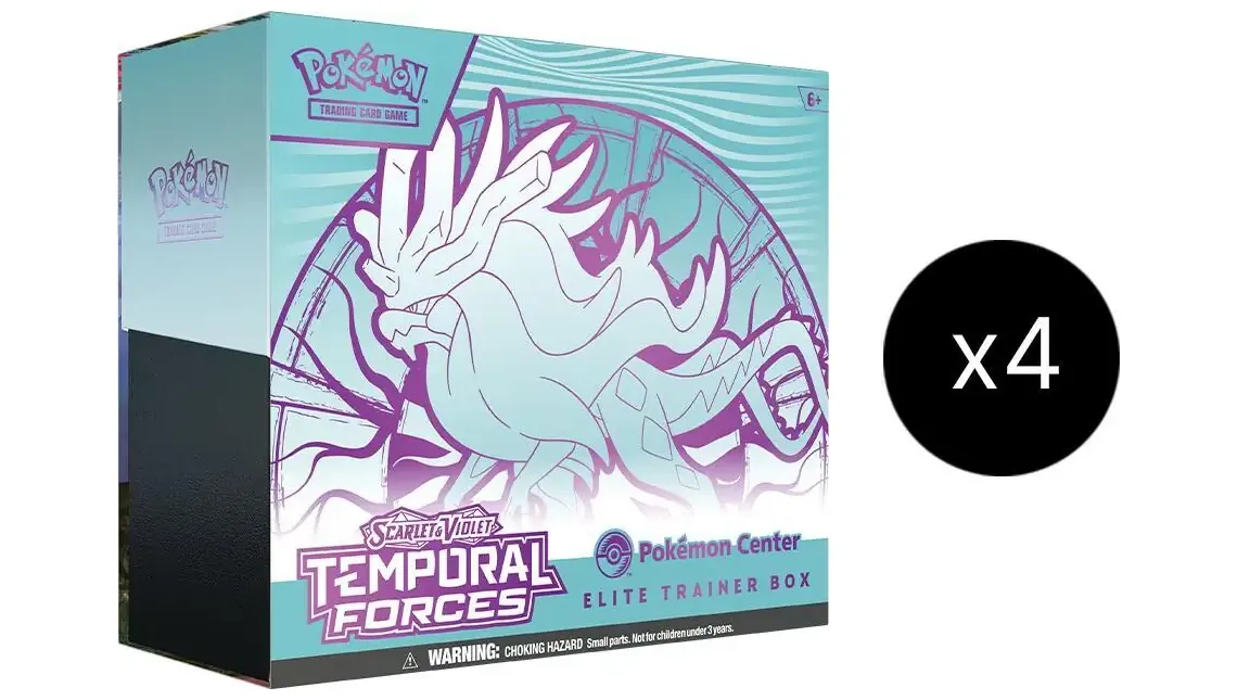 Temporal Forces Pokemon Center Elite Trainer Box Case (Exclusive) Walking Wake