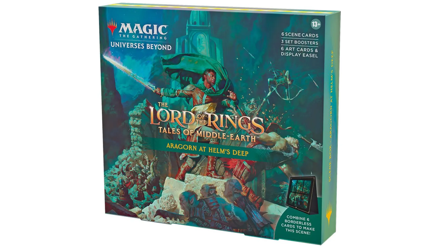 The Lord of the Rings Tales of Middle-earth Scene Box - Aragorn at Helm's Deep