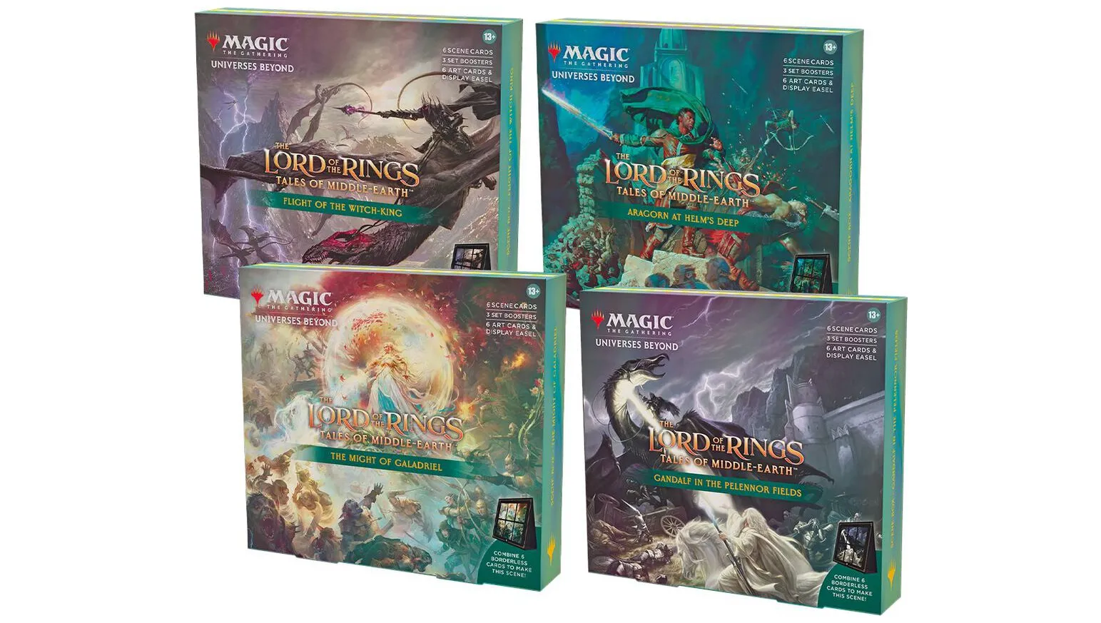The Lord of the Rings Tales of Middle-earth Scene Boxes Set of 4
