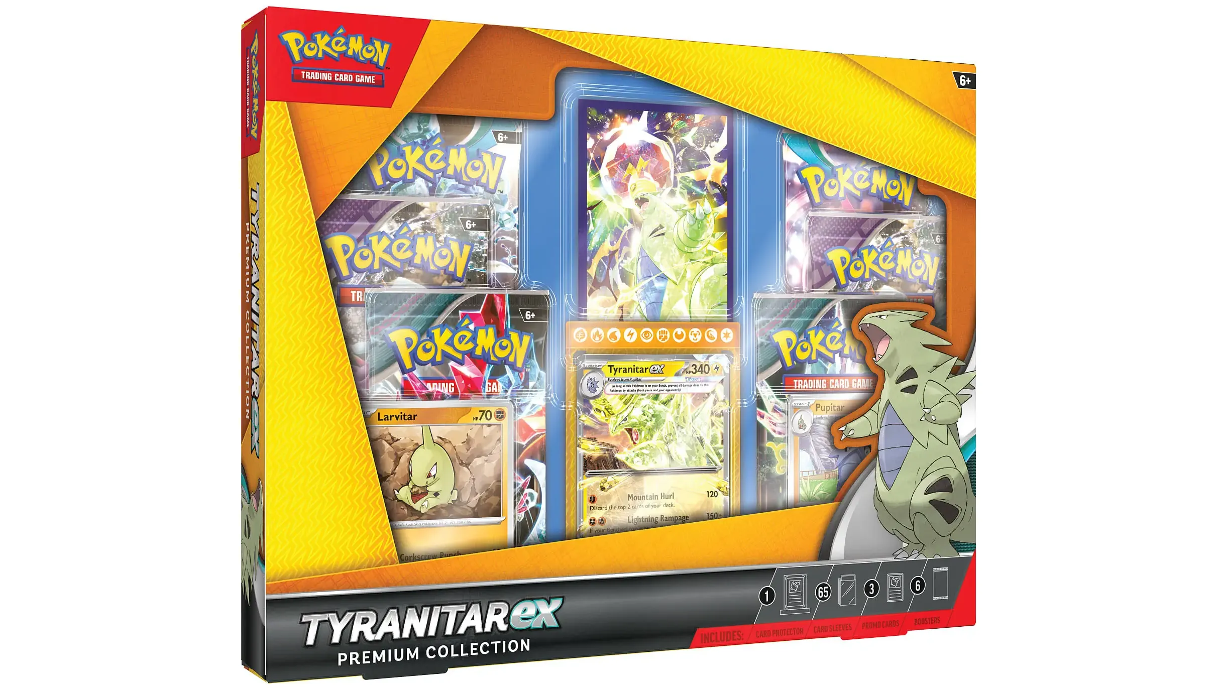 PokeDATA - Check current Pokemon sealed product values for Tyranitar EX Premium  Collection!