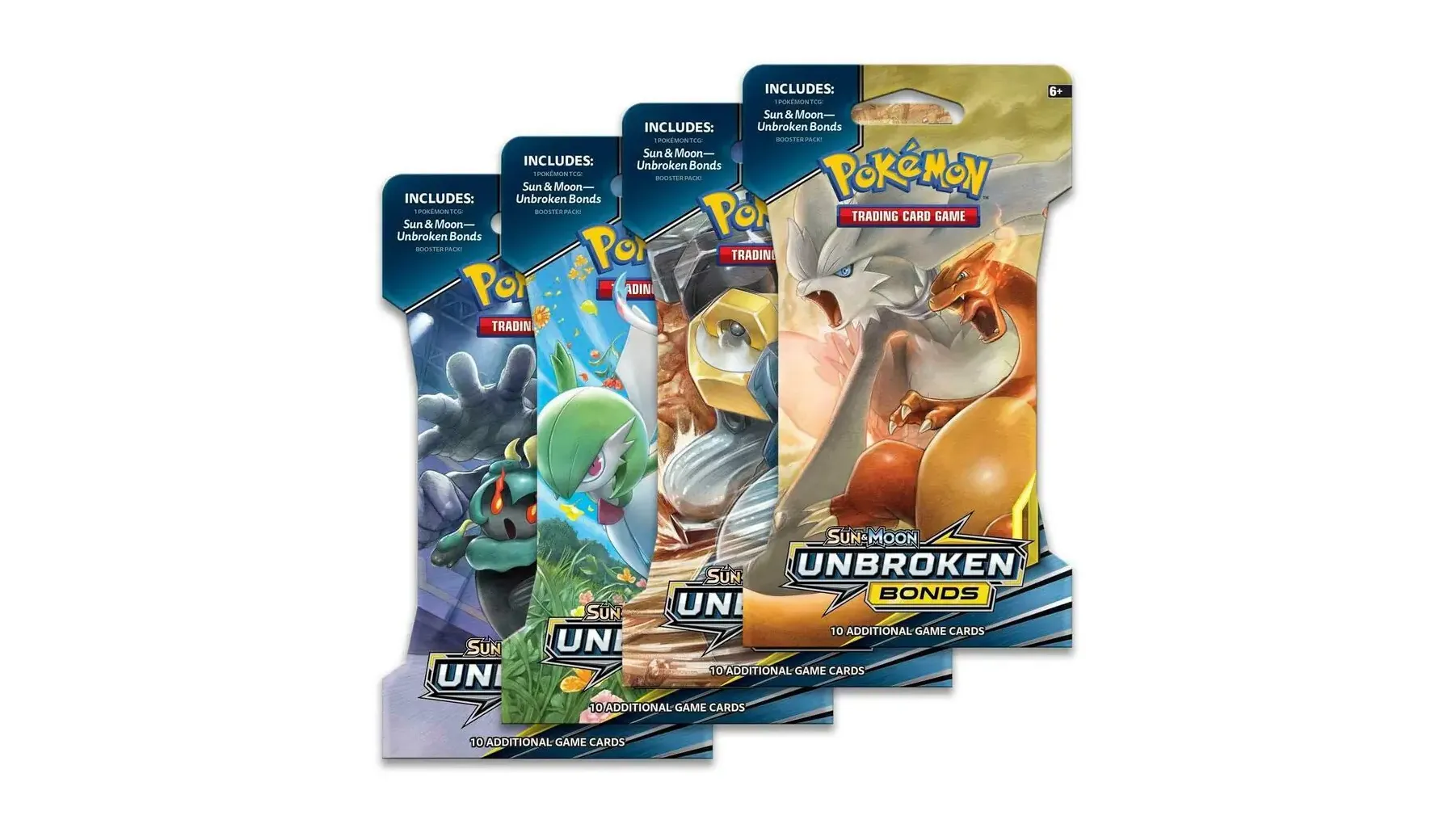 Unbroken Bonds Sleeved Booster Pack Art Bundle Set of 4