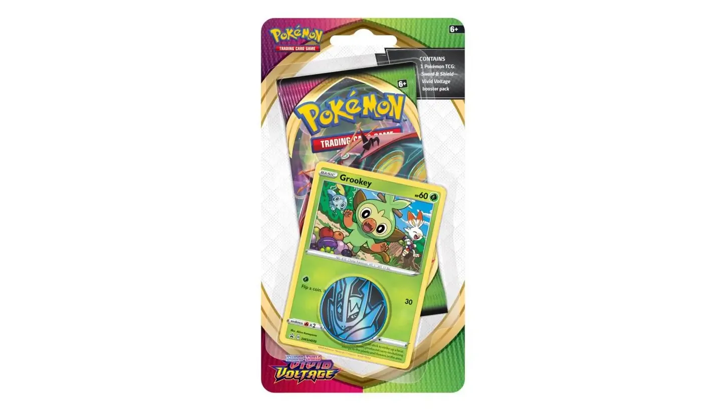 Vivid Voltage Single Pack Blister Grookey